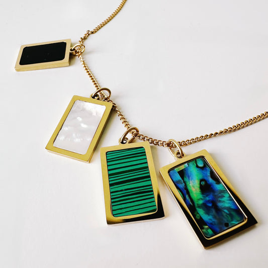 Retro Square Pendant